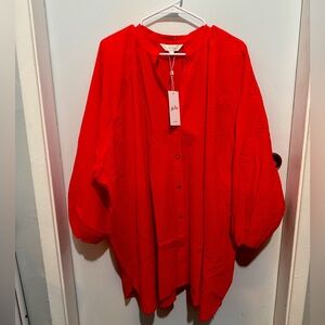 NWT Lilly Pulitzer Vibrant Red Women’s Coverup
